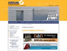Tablet Screenshot of duroflama.es